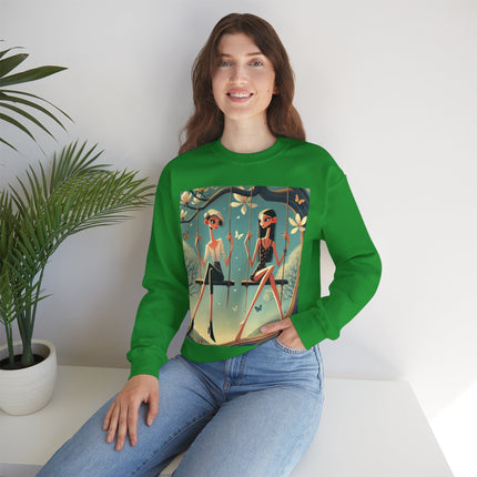 Whispers on the Spring Swing Heavy Blend™ Crewneck Sweatshirt