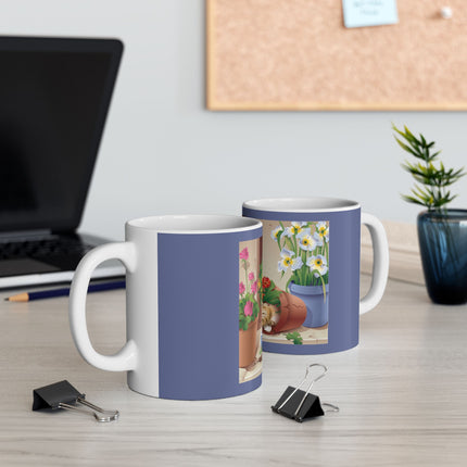 Blooming Serenity 11 oz Ceramic Mug