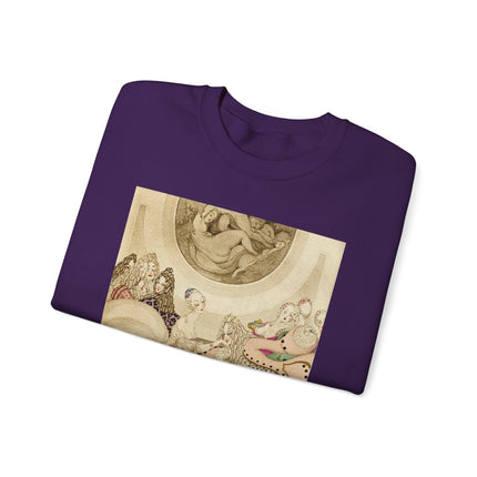 Sur talons rouges (On Red Heels) pl 01 by Gerda Wegener Heavy Blend™ Crewneck Sweatshirt