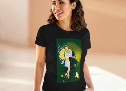 The Enchanted Encounter Women's Midweight Cotton Tee
