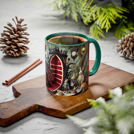 Malice in Wonderland – Gothic Halloween Colorful Mugs (11oz, 15oz)