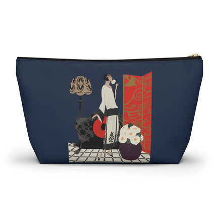 Art Deco Flapper Cosmetic Bag – Elegant Glamour & Timeless Style