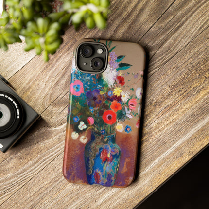 Bouquet of Flowers by Odilon Redon Phone Cases