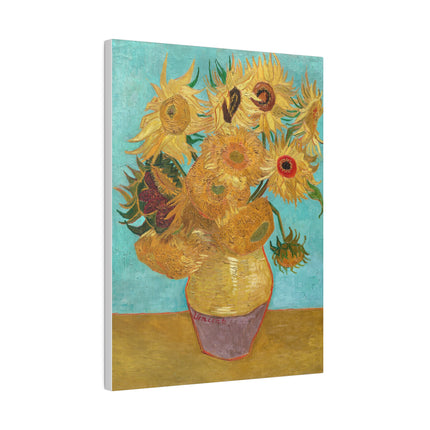 Vase with Twelve Sunflowers by Vincent Van Gogh Matte Canvas, Stretched, 0.75”