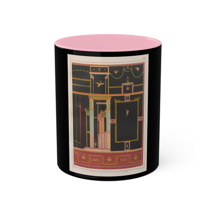 Pompeii Walls Pl.04 by Victor Steeger Colorful Mugs, 11oz