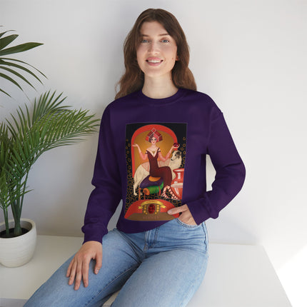 January & Garnet (from the Gem Series) by Sofia Chiostri Heavy Blend™ Crewneck Sweatshirt