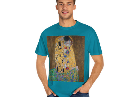 The Kiss by Gustav Klimt Unisex Garment-Dyed T-shirt