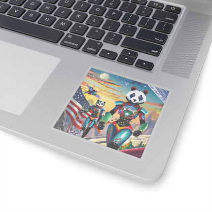 Cyber Punk Robots Kiss-Cut Stickers (4 Sizes)