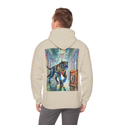Cyber Panther’s Hunt – Heavy Blend™ Hooded Sweatshirt