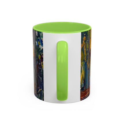 In the Park of St. Cloud by Wassily Kandinsky Colorful Mugs (11oz, 15oz)