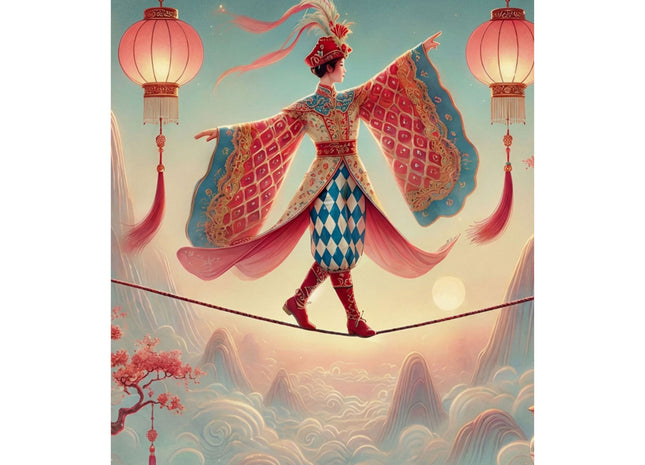 The Lantern Walker Matte Vertical Posters