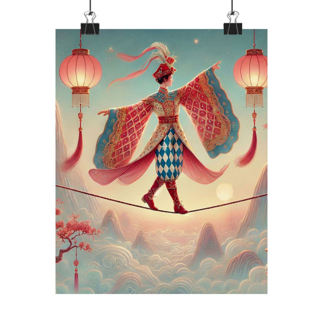 The Lantern Walker Matte Vertical Posters