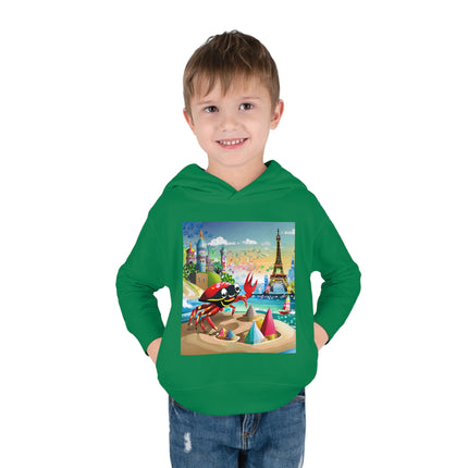 Crab Architect Toddler Pullover Fleece Hoodie
