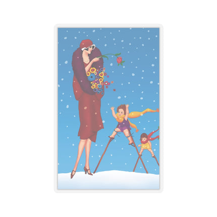 Snowfall & Couture Kiss-Cut Stickers (4 Sizes)