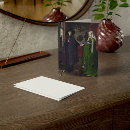 Arnolfini Portrait by Jan Van Eyck Greeting Cards (1, 10, 30, and 50pcs)