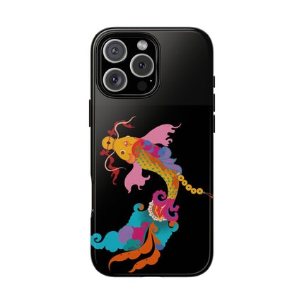 Golden Koi Phone Case – Lucky Swim & Vibrant Fortune