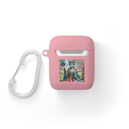 Cyberpunk Geisha AirPods Case Cover