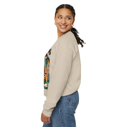 Night of the Trick-or-Treating Owlets Unisex Heavy Blend™ Crewneck Sweatshirt