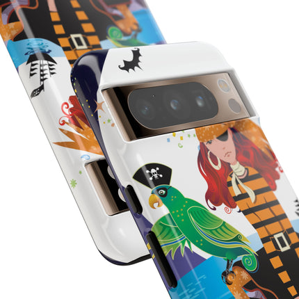Moonlit Pirate Halloween Phone Cases