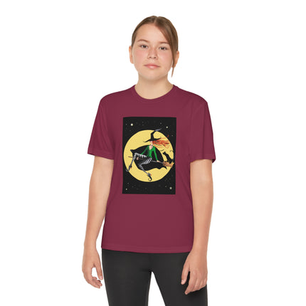 A Witch’s Moonlit Flight Youth Competitor Tee