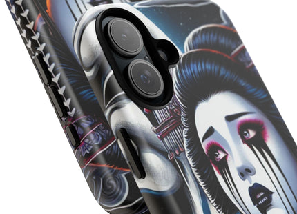 Geisha’s Black Ink Tears Phone Cases