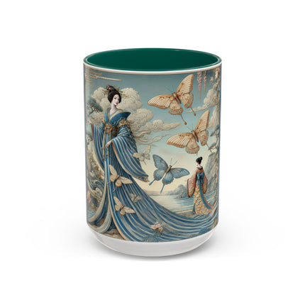 Butterfly Empress Colorful Mug – Graceful Butterflies & Timeless Elegance