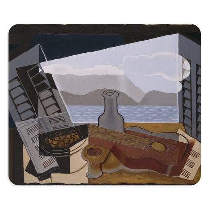 Open Window by Juan Gris Mouse Pad, Round and Rectangle