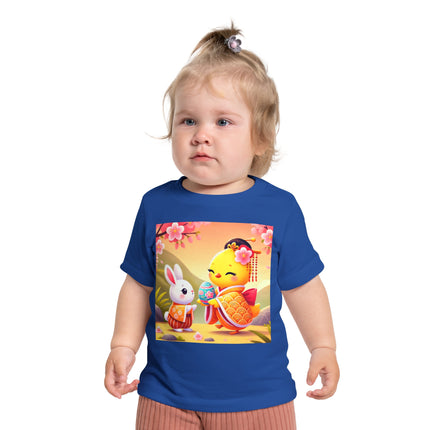 Whimsical Springtime Exchange Baby Short Sleeve T-Shirt