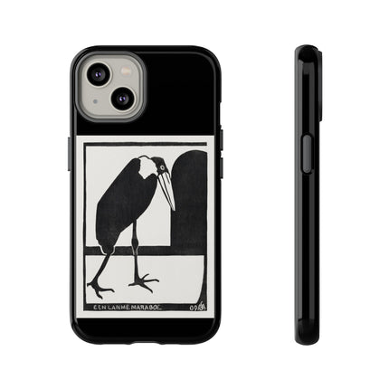 A Lame Marabou by Samuel Jessurun de Mesquita Phone Cases