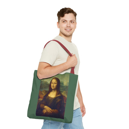 Mona Lisa by Leonardo da Vinci Tote Bag (AOP)