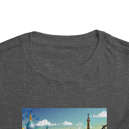 Crab Architect Toddler Short Sleeve Tee