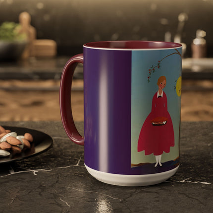 Apple Pie Day Colorful Mugs – Sweet Storybook Charm & Gentle Innocence
