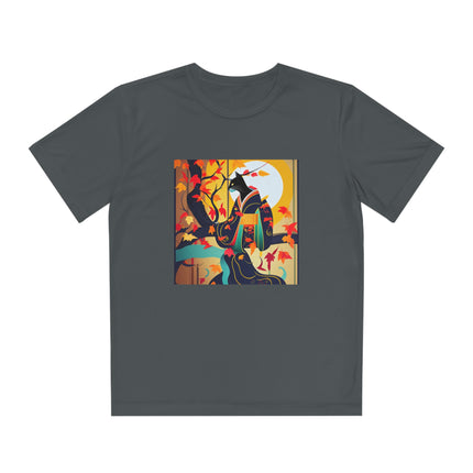 Black Cat in Kimono Youth Competitor Tee