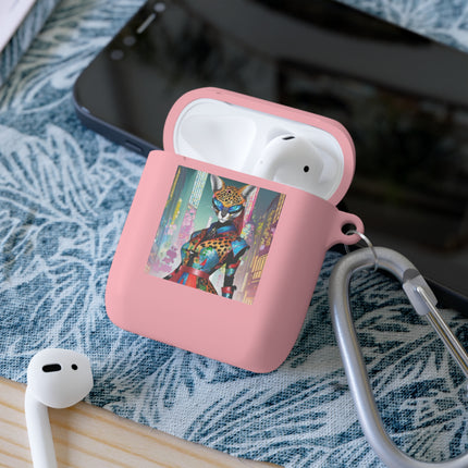 Cyber Cat Glamour AirPods Case Cover