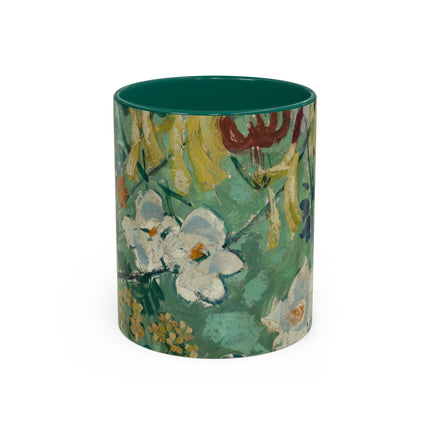 Flowers by August Babberger Colorful Mugs (11oz, 15oz)