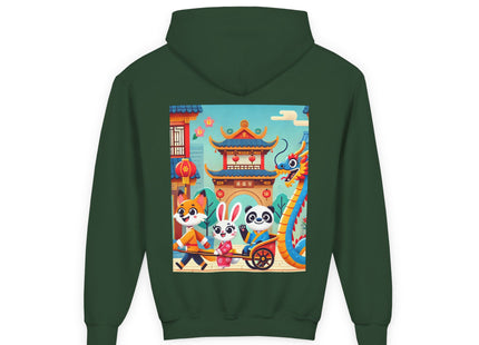 Lantern Street Dragon Parade Youth Heavy Blend Hooded Sweatshirt