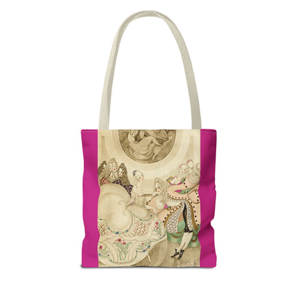 Sur talons rouges by Gerda Wegener Tote Bag (AOP)