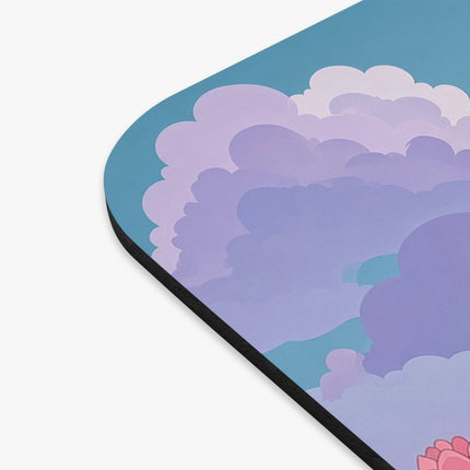 🌸🎭 The Rose Garden Masquerade Mouse Pad – Art Deco Floral Elegance