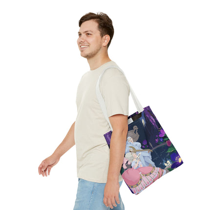 🌙🎶 The Moonlit Garden Serenade Tote Bag – Art Deco Musical Fantasy