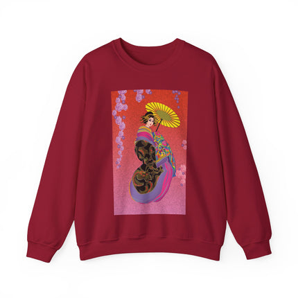 Enchanting Geisha Unisex Heavy Blend™ Crewneck Sweatshirt