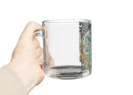Fairy Waltz in the Butterfly Garden Glass Mug, 10oz