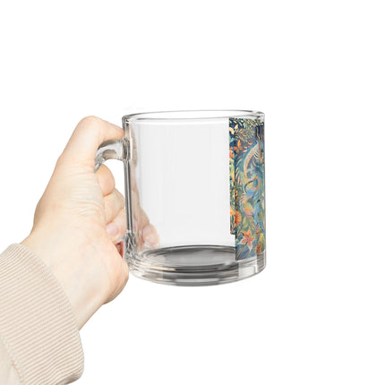 Fairy Waltz in the Butterfly Garden Glass Mug, 10oz