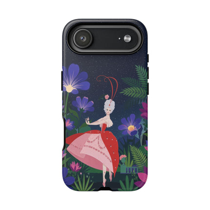 🌺✨ The Lady Of The Starlit Enchanted Garden Phone Case – Art Deco Floral Fantasy