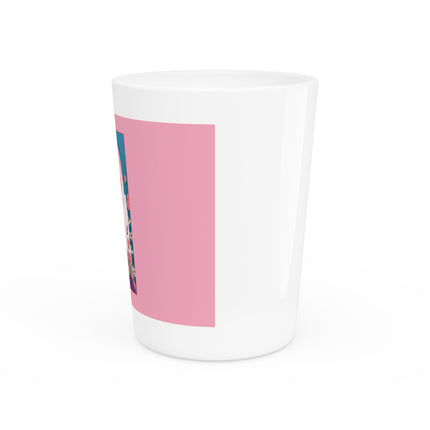 August & Peridot (from the Gem Series) by Sofia Chiostri Ceramic Shot Glass