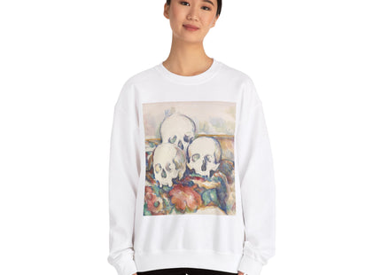 The Three Skulls by Paul Cézanne Unisex Heavy Blend™ Crewneck Sweatshirt