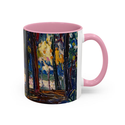 In the Park of St. Cloud by Wassily Kandinsky Colorful Mugs (11oz, 15oz)