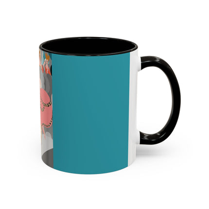 Celestial Masquerade Colorful Mugs – Theatrical Elegance & Floating Whimsy