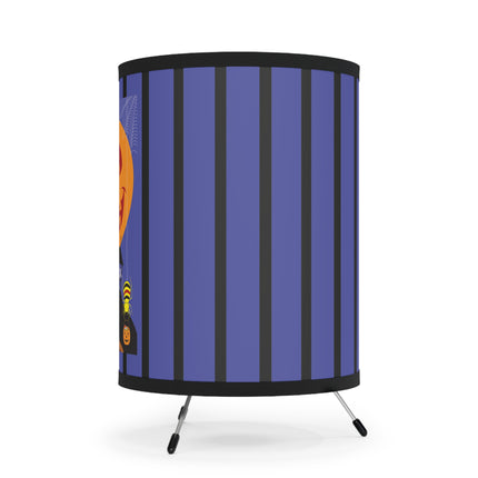 Halloween Night at the Haunted House Tripod Lamp