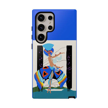 Exotic Dancer Phone Case – Vibrant Performance & Art Deco Flair
