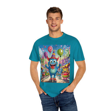 Monster Parade Madness Unisex Garment-Dyed T-shirt